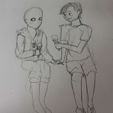 spider mechanic on an ice cream date