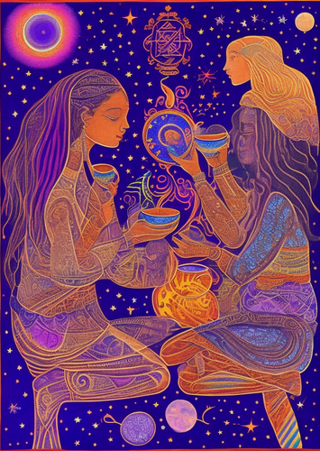 translucent purple indigo symbols taiji shimmering geometric chakras astral solar sunrise emotive lu.png