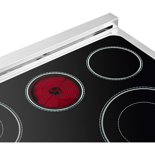 FFSEL16955 30 FORNO Massimo Freestandin French Door Electric Range top open.jpg