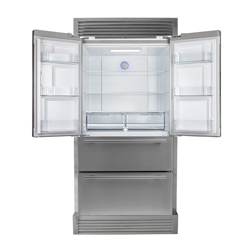 FFRBI1820 40SG Forno Moena Built In French Door Refrigerator front open.jpg