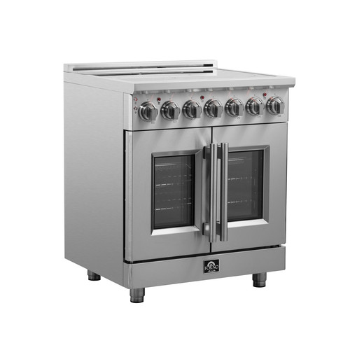 FFSEL16955 30 FORNO Massimo Freestandin French Door Electric Range close.jpg