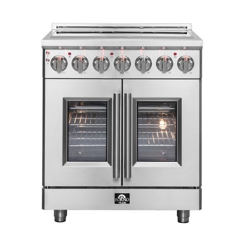 FFSEL16955 30 FORNO Massimo Freestandin French Door Electric Range front.png