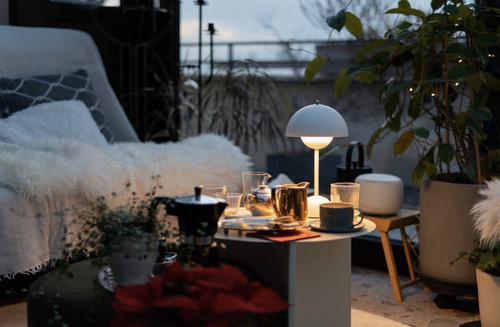 The LED Bud Cordless Table Lamp is a show stopper in my dining room. Its modern aesthetic and vibran.jpg