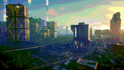 night city daily life cyberpunk 2077 moewalls com.gif