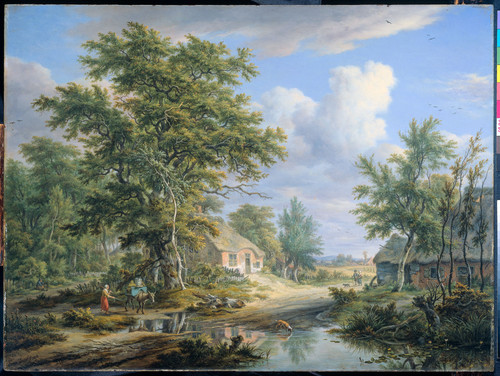 Drielst, Egbert van Фермы на краю леса, 1812, 46,5 cm х 62 cm, Дерево, масло