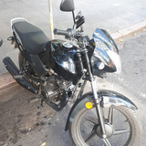 moto TVS Sport 110i '22 '23 preta vista de frente