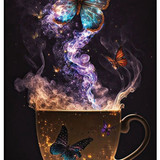 Cup &amp; Butterfly