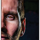 Messi Half Face