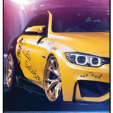 Yellow BMW