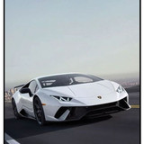 White Lamborghini
