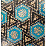 Blue &amp; Black Pattern