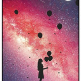 Girl Holding Balloon