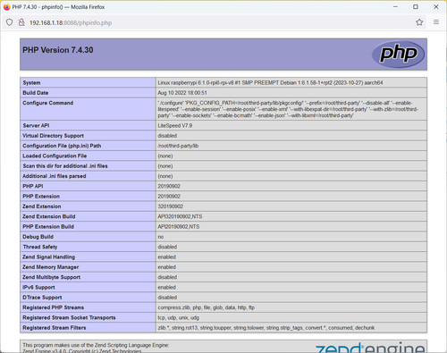 openlitespeed raspberry pi php test.jpg