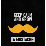 Keep Calm and Grow A Mustache