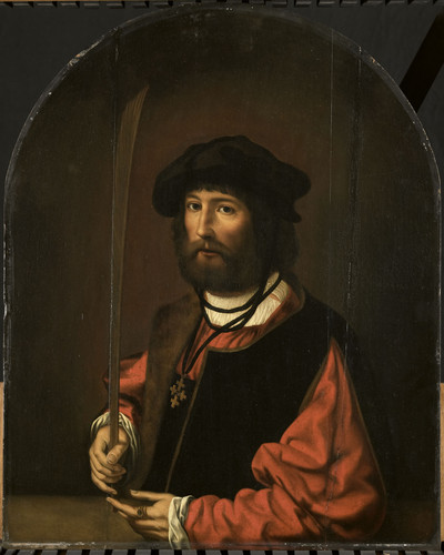 Gossaert, Jan (копия) Ruben Parduyn, Рыцарь Святого Иоанна, 1600, 74 cm x 59 cm, Дерево, масло