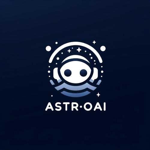 DALL·E 2024 01 20 00.47.29 Create a minimalistic and unique logo for a project named AstroAI, which .png