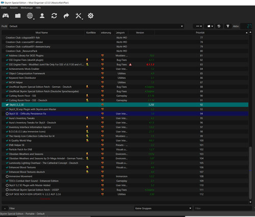 SKYRIM MODS FERTIG