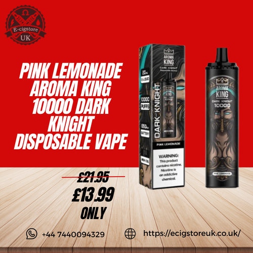 Pink Lemonade Aroma King 10000 Dark Knight Disposable Vape.png