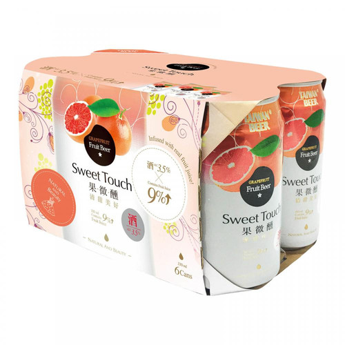 taiwan beer sweet touch grapefruit fruit beer 6 x 330ml.jpg