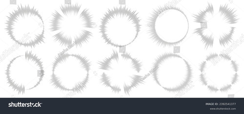 stock vector circle sound wave audio music equalizer round circular icons set spectrum radial patter.jpg