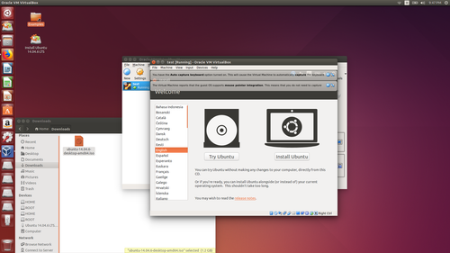 ubuntu mini iso 14.04 with disctop