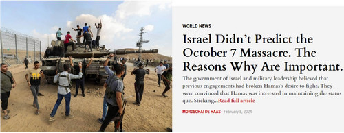 Israel Didn’t Predict the October 7 Massacre. The Reasons Why Are Important..jpg