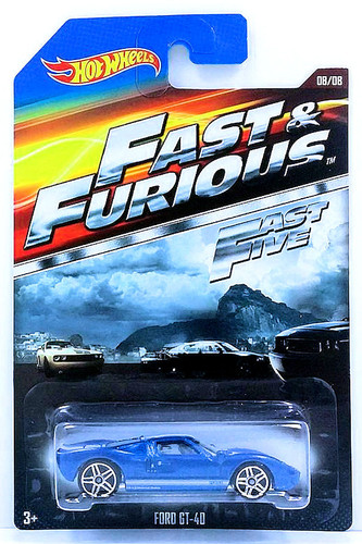 Машинка Hot Wheels Ford GT 40 2015 Fast & Furious (8 8) CJL38