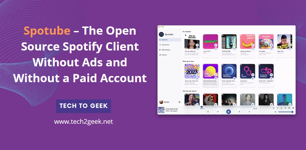 Spotube – The Open Source Spotify Client Without Ads and Without a Paid Account