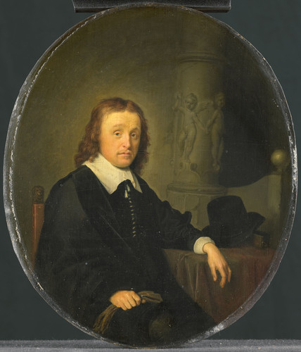 Dou, Gerard Портрет Johan Wittert van der Aa (1604 70), 1646, 28 cm х 24 cm, Дерево, масло