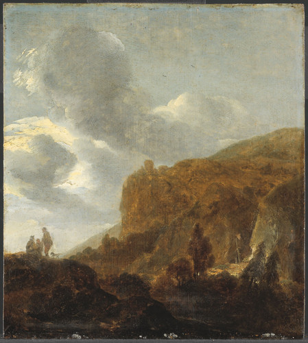 Dubois, Guillaume Горный пейзаж, 1660, 36 cm х 32 cm, Дерево, масло