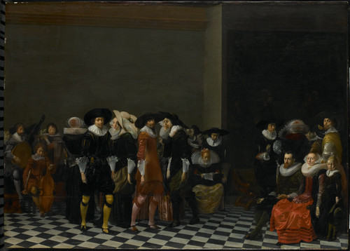 Duyster, Willem Cornelisz Свадьба Adriaen Ploos van Amstel и Agnes van Bijler, 1616, 1625, 75,5 cm х