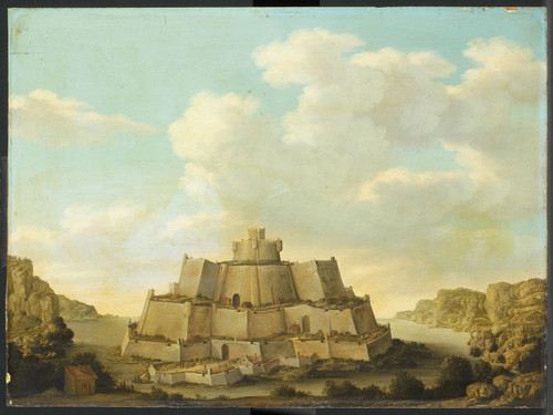 Dubus, Matthieu Крепость, 1665, 47 cm х 64 cm, Дерево, масло