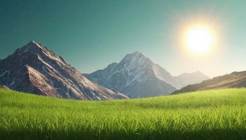 realistic photo of light green grass mountain and (1).jpg