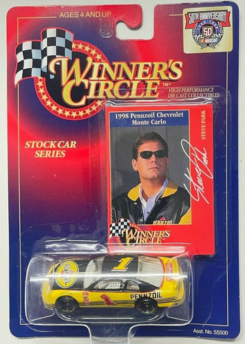 Машинка Winner's Circle Chevrolet Monte Carlo 1998 Pennzoil #1 Steve Park NASCAR 55801.jpg