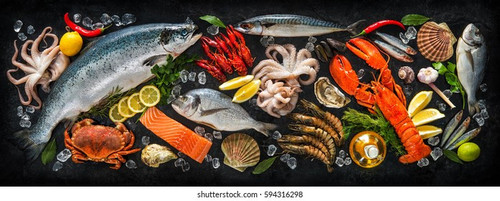 fresh fish seafood arrangement on 260nw 594316298.jpg