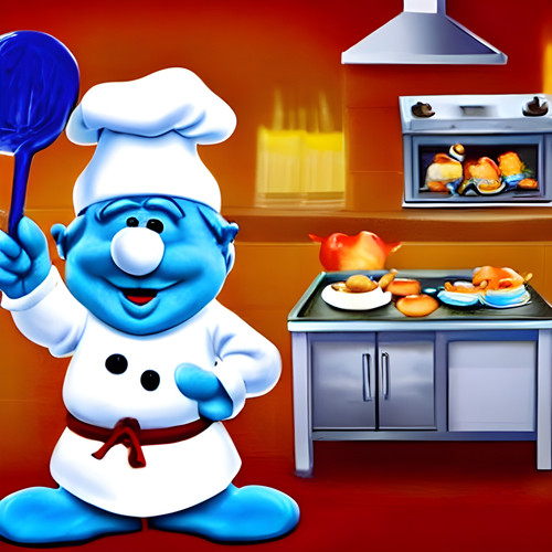 Chef Smurf (single print).jpg
