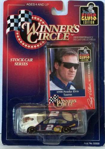 Машинка Winner's Circle Ford Taurus 1998 Penske Elvis #2 Rusty Wallace NASCAR 56026 wc.jpg