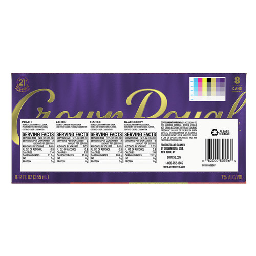 Crown Royal Whisky Lemonade Variety Pack 082000805564 CBTM 355ml 16486779.jpg