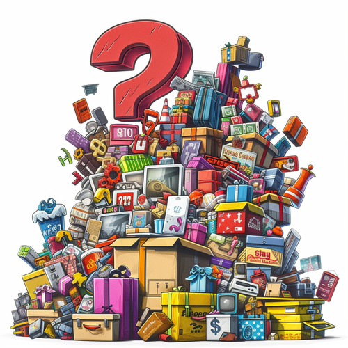 A logo for a price guessing game app. It shows many different e76c07bb 5a25 4232 b323 36cb32c2e326.png
