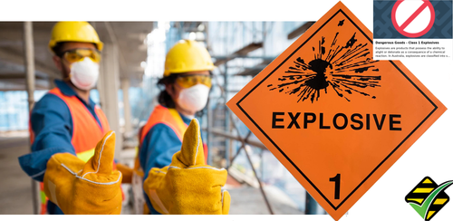 Dangerous Goods Class 1 Explosives AIDGC.png