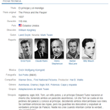 El príncipe y el mendigo ficha