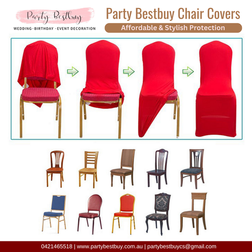 Shop chair covers at Party Bestbuy for great prices and stylish designs. Keep your chairs safe and look fabulous at your events. Affordable options for all occasions. Find the perfect chair covers to match your style.
Visit: https://www.partybestbuy.com.au/product-category/chair-covers-table-cloth/