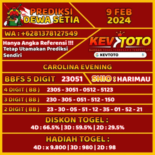prediksi togel toto 4d carolina evening jumat 9 febuari 2024.jpg
