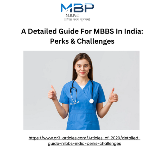 You can secure admission to MBBS in India through the entrance examinations of NEET (National Eligibility Cumulative Entrance Examination). To qualify to appear in NEET, students must have Physics, Chemistry, and Biology as their main subjects in classes 11 and 12. This entrance exam is regulated by the Indian Government and is conducted by the NMC (National Medical Commission), previously known as IMC (Indian Medical Council). Candidates should be a minimum of 17 years of age and a maximum of 25 years to appear in the NEET examination for entrance to MBBS in India.
https://www.pr3-articles.com/Articles-of-2020/detailed-guide-mbbs-india-perks-challenges