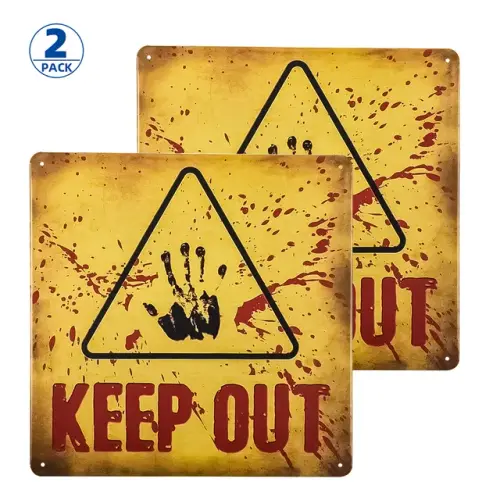 Keep Out Sign Danger Dinosaur Area Keep Out Sign 10x10 inch UV Printed Easy to Mount.jpg 640x640.webp