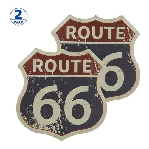 2 Pack New ARRIVELD US Route 66 Vintage Road Street OLD SIGN.jpg 640x640.webp