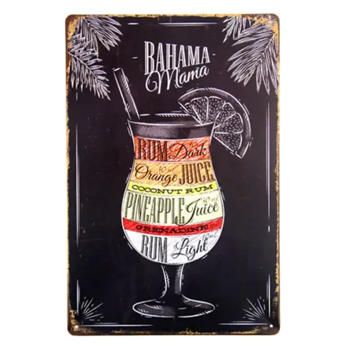 Cocktails Spirit Alcohol Tin Sign Metal Poster Wall Decor Pub Bar Tavern Display.jpg 640x640.webp