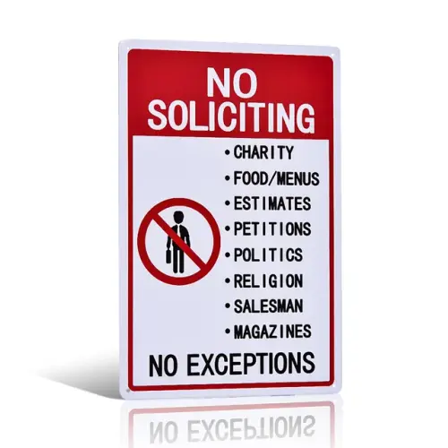 No SOLICITING Vintage Metal Tin Sign Cafe Restaurant Lounge Bar H Wall Decor.jpg 640x640.webp