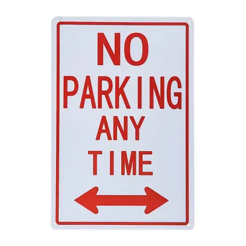 No Parking Sign No Parking Anytime Sign Indoor Outdoor Use 8x12 Rust Free Metal UV Printed.jpg 640x6.webp