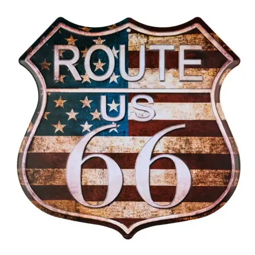 Route 66 American Vintage Wholesale Metal Novelty Highway Shield.jpg 640x640.webp
